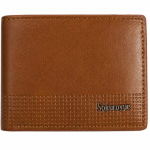 sukardye brown leatrher wallet for men