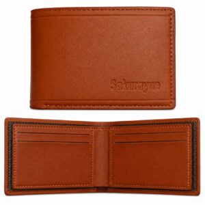 sukarayu brown leather wallet for men